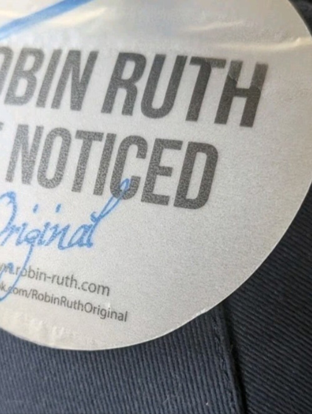 Robin Ruth Amsterdam Patch Snapback - Navy - Picture 2 of 5